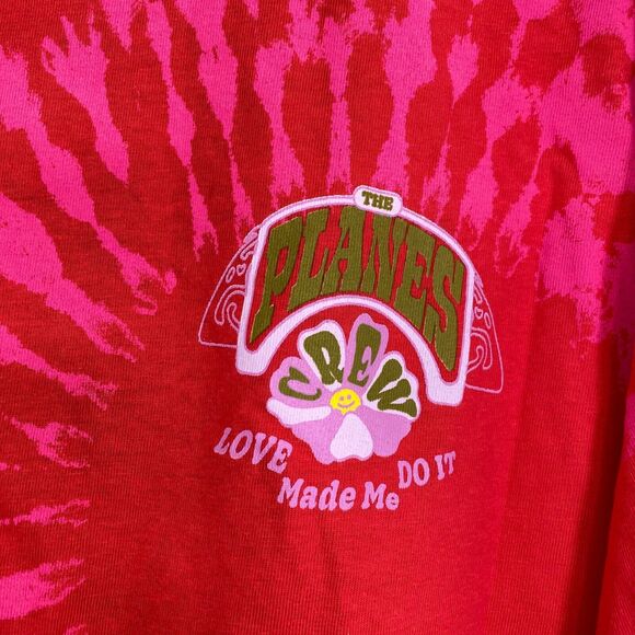 Paper Planes Shirt Mens Extra Large Lovers Rock Steady Graphic Tee Tie Dye Crew - Picture 5 of 13